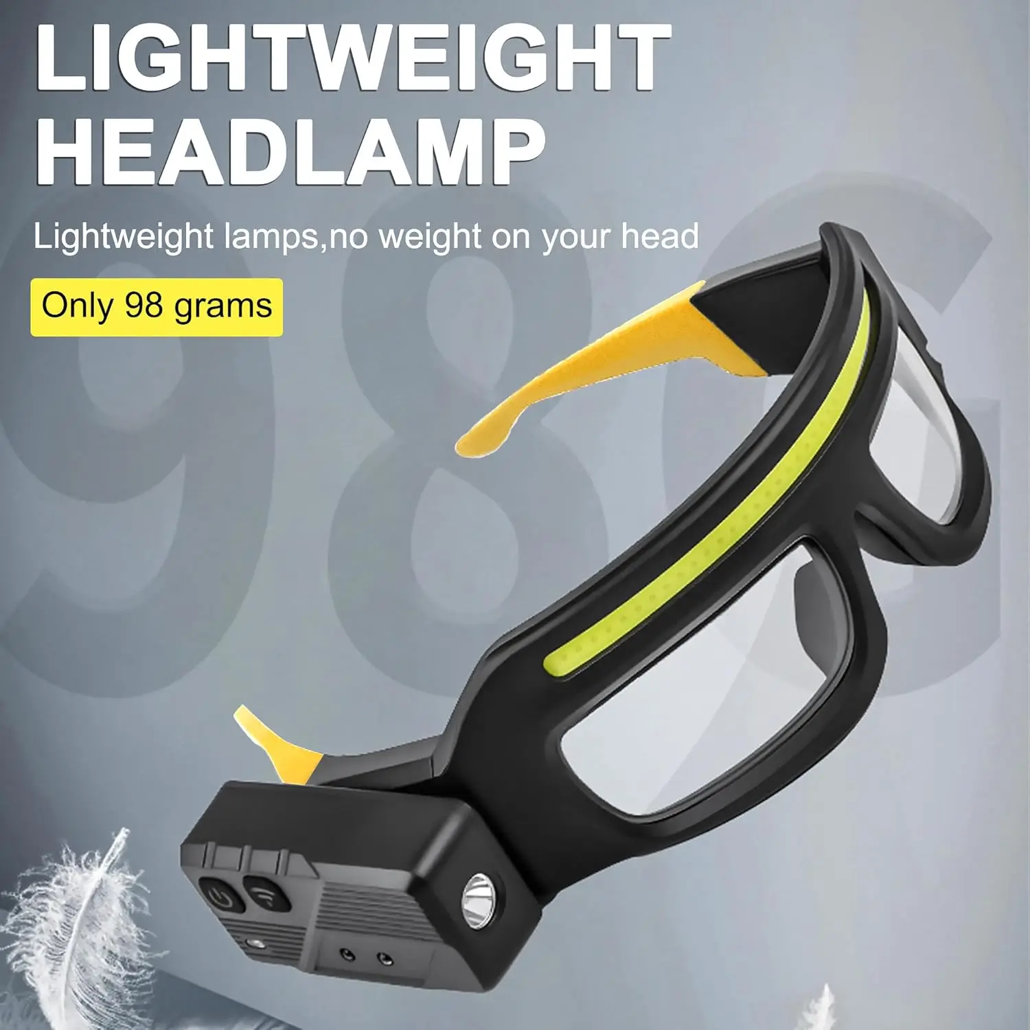 LED ヘッドランプ COB ヘッドライト ワークライト ダ - Headlamp Waterproof Rechargeable のレビューと価格