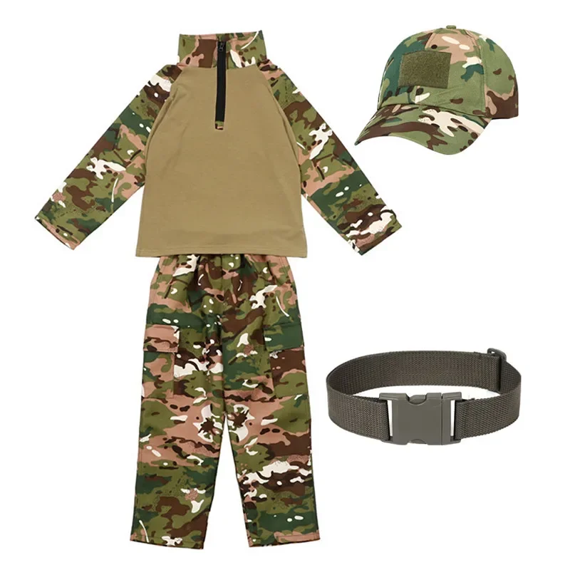 子供大人迷彩カエル衣装サマーキャンプコスチュームスタンドカラ - Outdoor Adventure Wear のレビューと価格