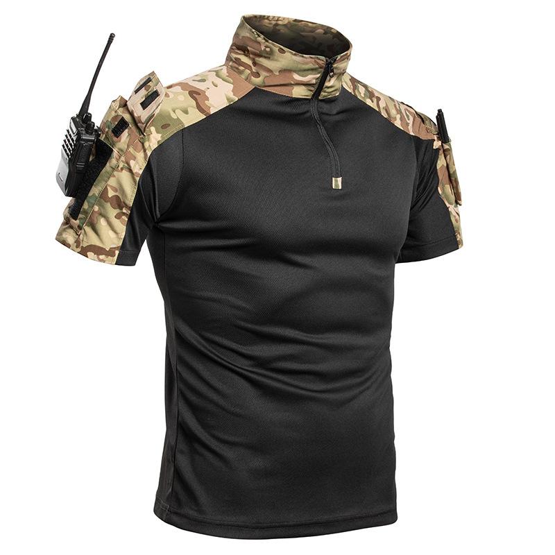 アウトドアタクティカル速乾Tシャツトレーニングスーツ半袖メン - Outdoor Adventure Wear のレビューと価格